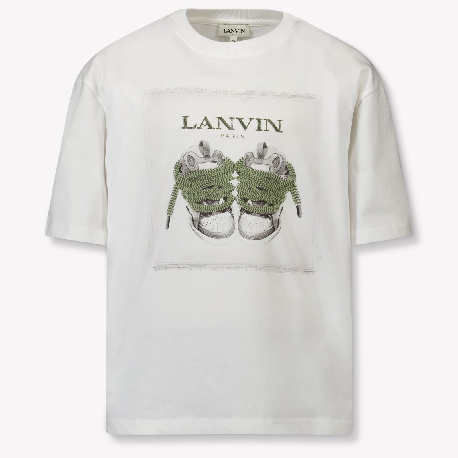 Lanvin Kinder Unisex T-Shirt In Off White