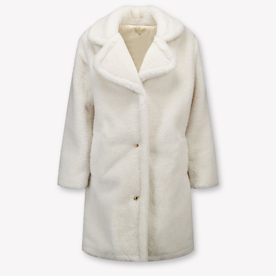 Michael Kors Kinder Meisjes Faux Fur Jassen In Off White