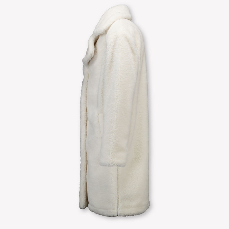Michael Kors Kinder Meisjes Faux Fur Jassen In Off White