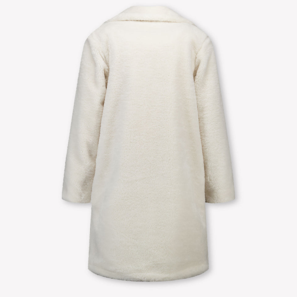 Michael Kors Kinder Meisjes Faux Fur Jassen In Off White