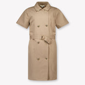 Michael Kors Kinder Meisjes Jurk In Beige