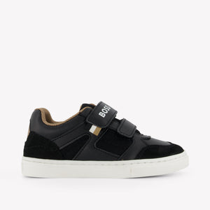 Boss Jongens Sneakers In Zwart