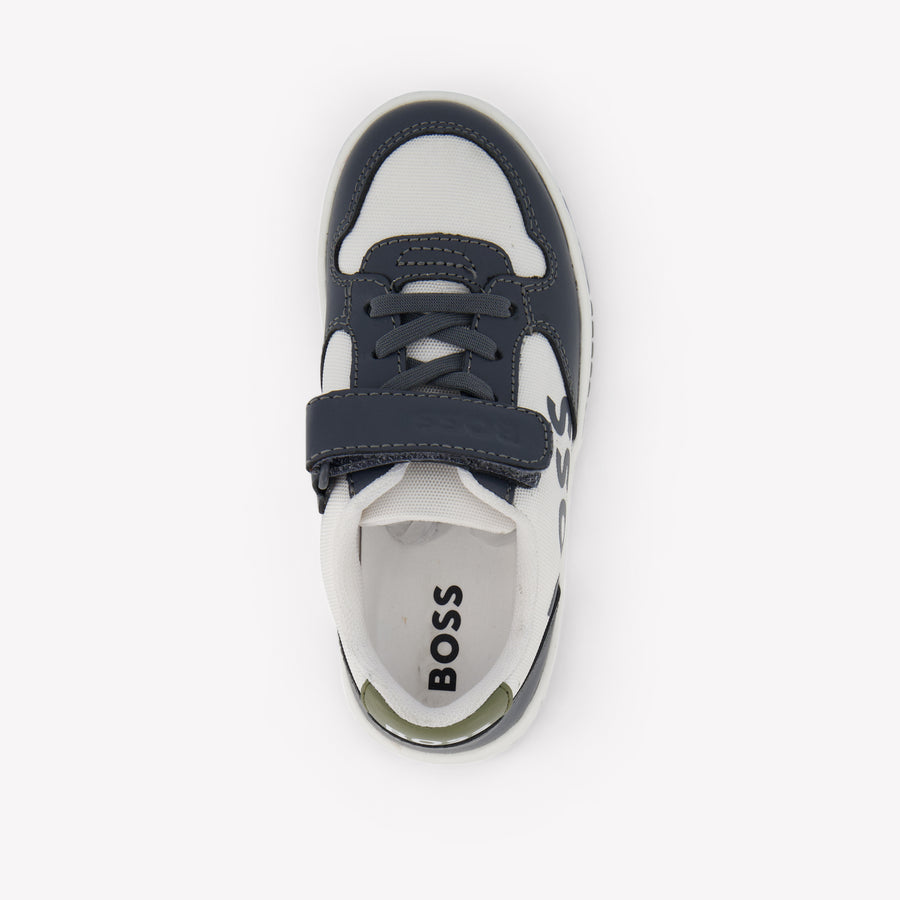 Boss Jongens Sneakers In Grijs