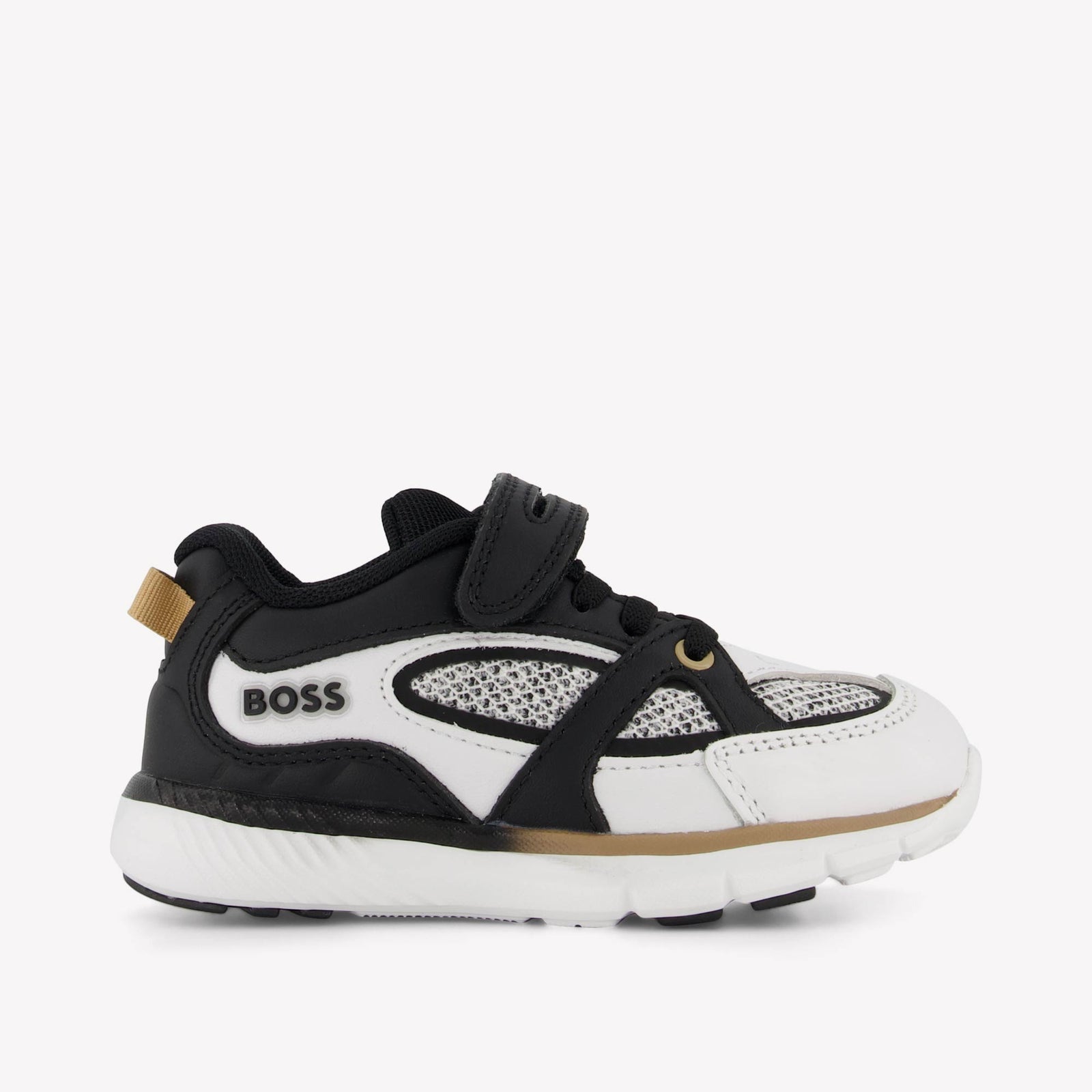 Boss Jongens Sneakers In Wit