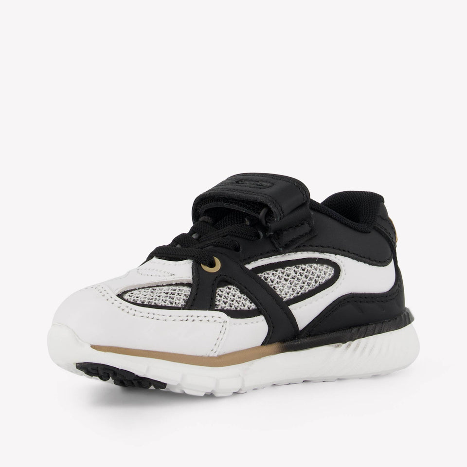 Boss Jongens Sneakers In Wit