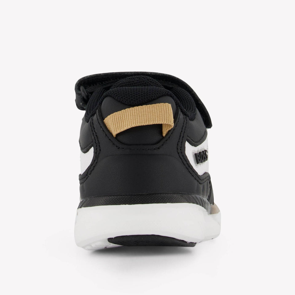 Boss Jongens Sneakers In Wit