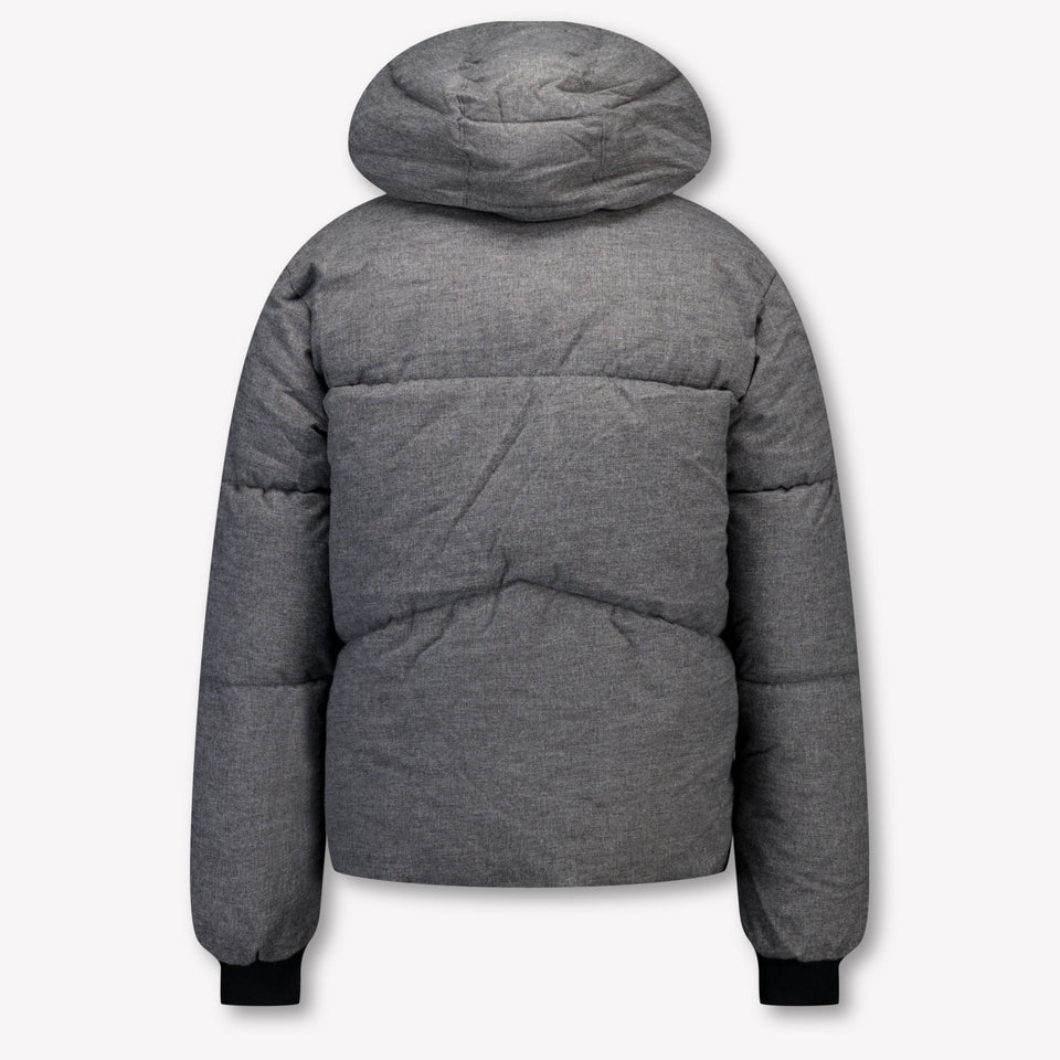 Boss Kinder Jongens Winterjas In Antraciet