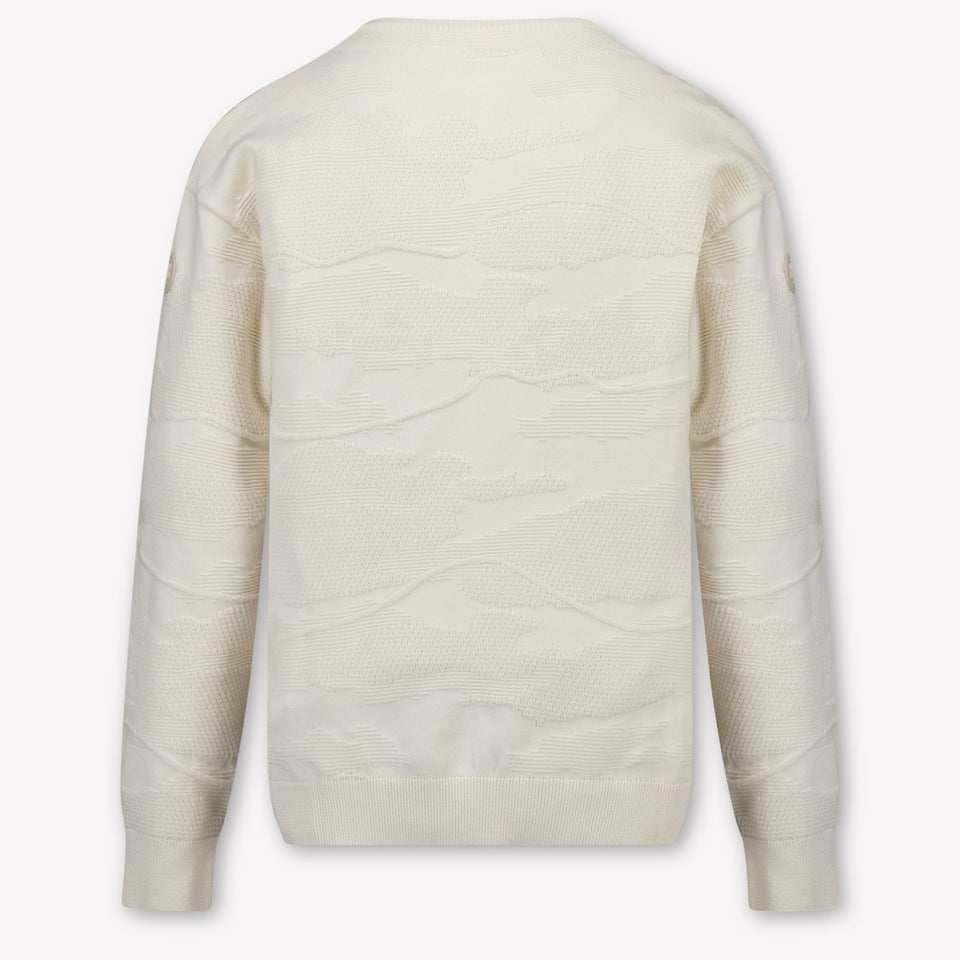 Boss Kinder Jongens Trui In Licht Beige