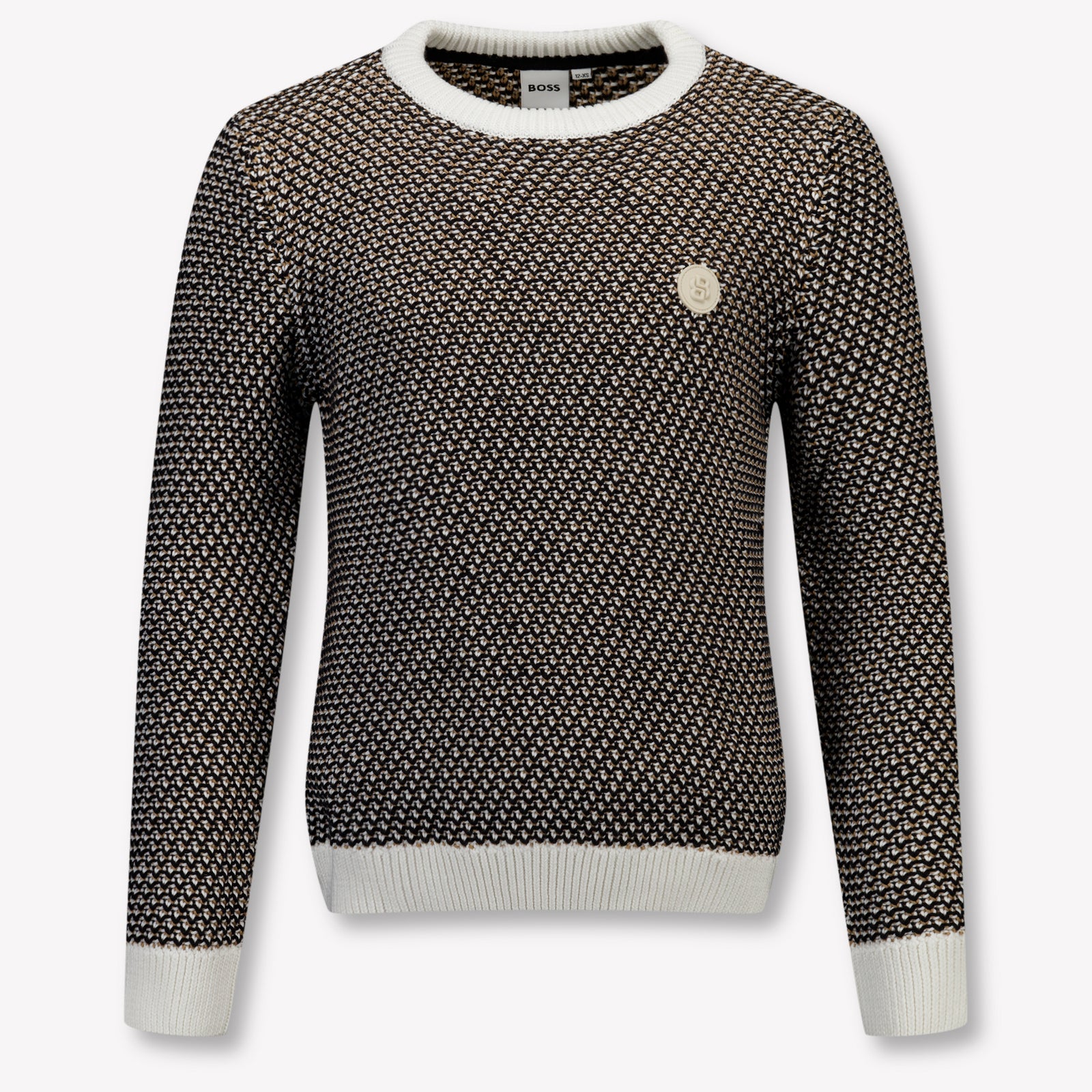 Boss Kinder Jongens Trui In Zwart