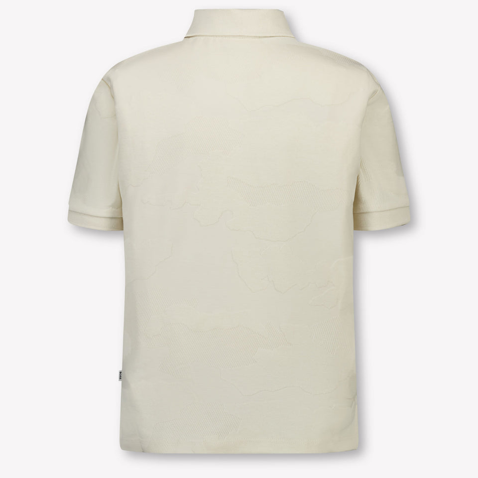 Boss Kinder Jongens Polo In Licht Beige
