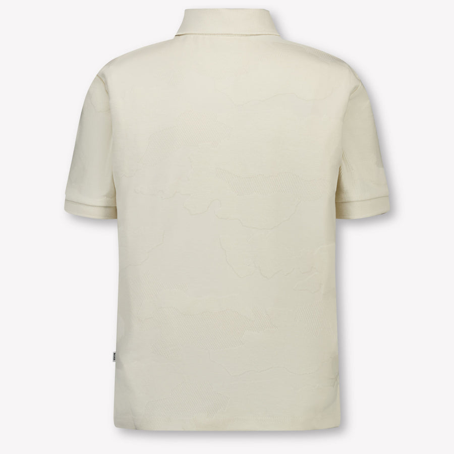 Boss Kinder Jongens Polo In Licht Beige