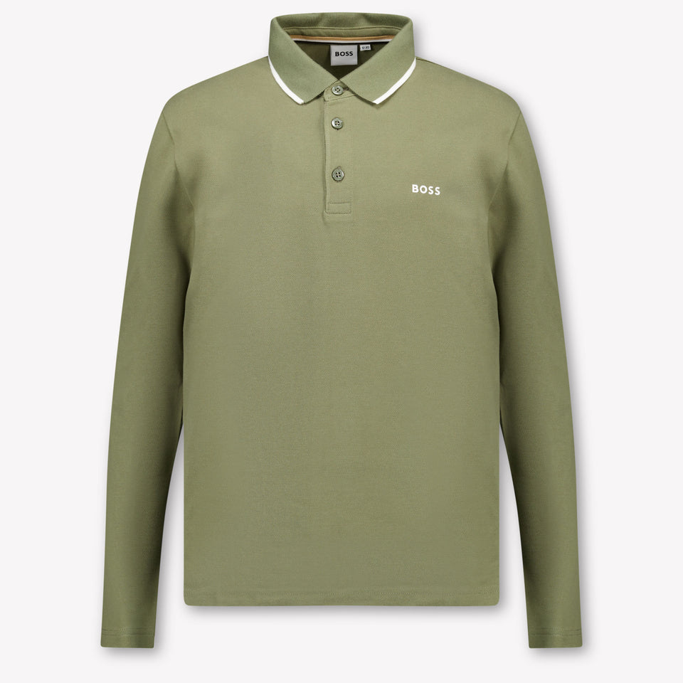 Boss Kinder Jongens Polo In Army
