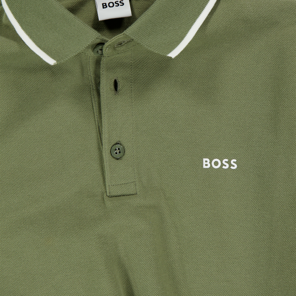 Boss Kinder Jongens Polo In Army