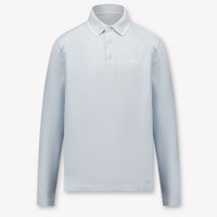 Boss Kinder Jongens Polo In Licht Blauw