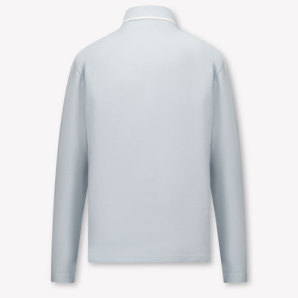 Boss Kinder Jongens Polo In Licht Blauw