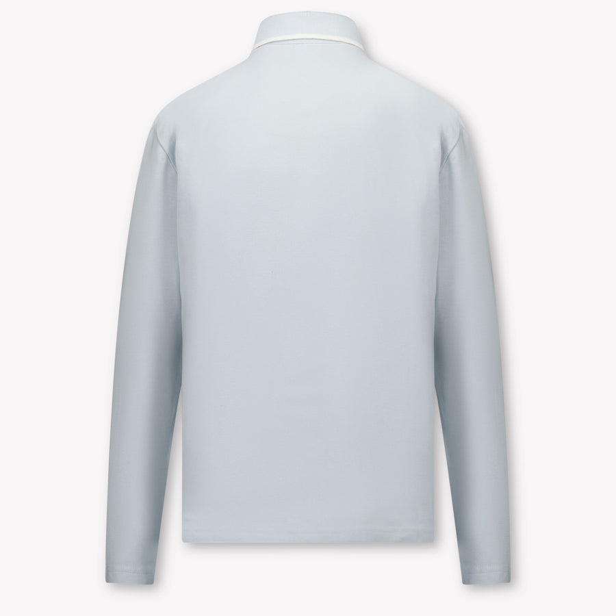 Boss Kinder Jongens Polo In Licht Blauw