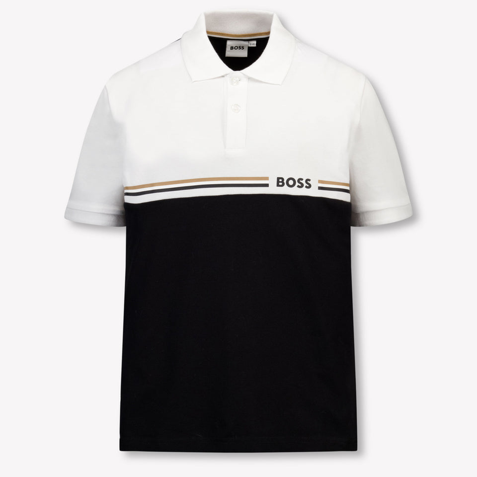 Boss Kinder Jongens Polo In Zwart