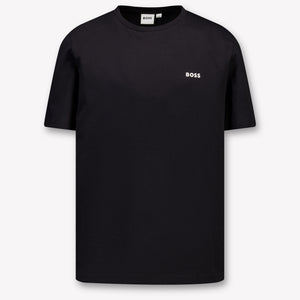 Boss Kinder Jongens T-Shirt In Zwart