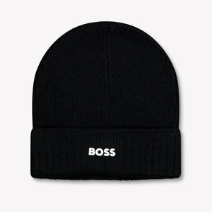 Boss Kinder Jongens Muts In Zwart