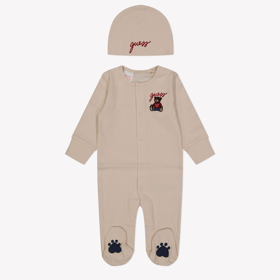 Guess Baby Jongens Boxpakje In Ecru
