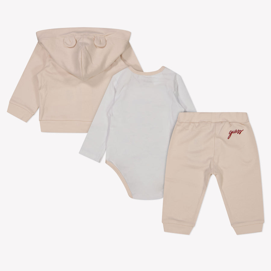 Guess Baby Jongens Setje In Ecru