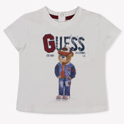 Guess Baby Jongens T-Shirt In Wit