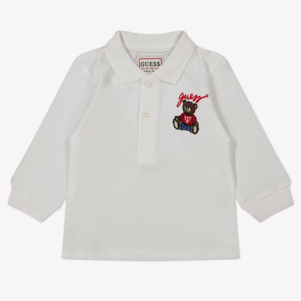 Guess Baby Jongens Polo In Wit