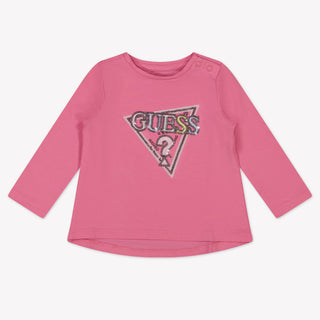 Guess Baby Meisjes T-Shirt In Roze