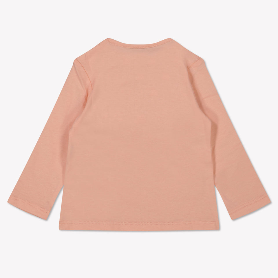 Guess Baby Meisjes T-Shirt In Zalm