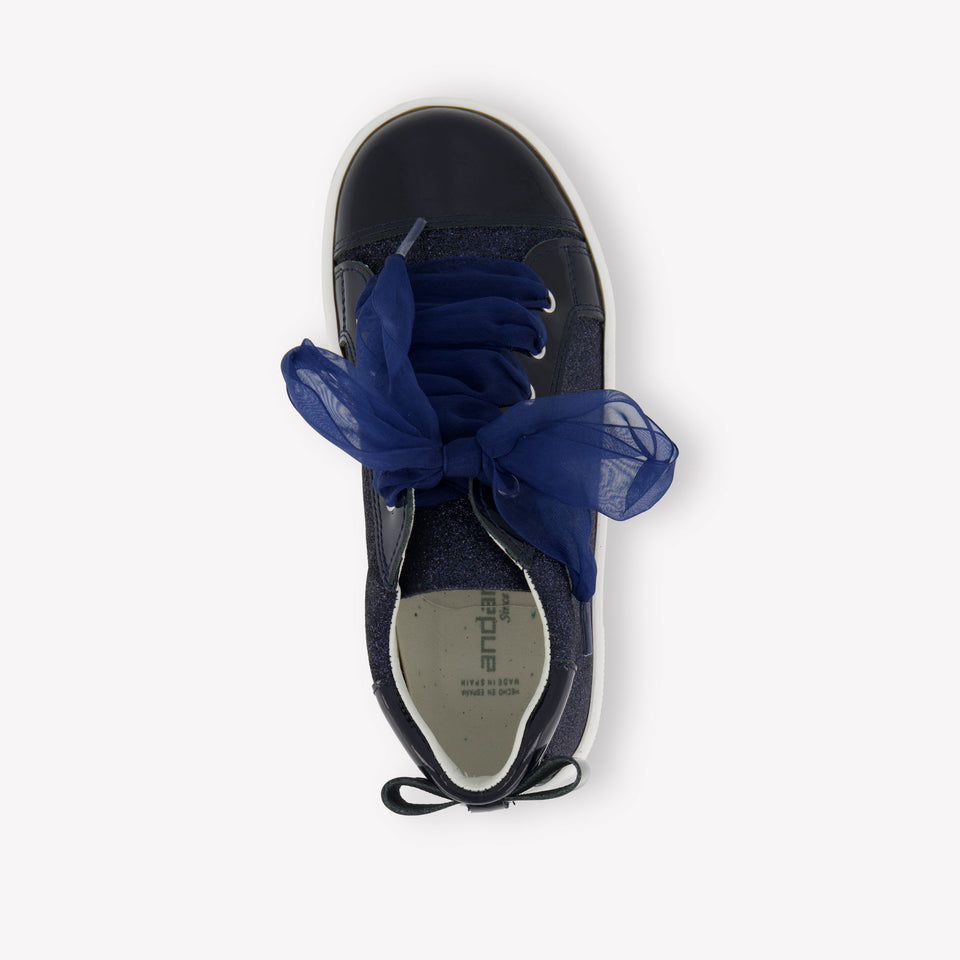 Andanines Meisjes Sneakers In Navy