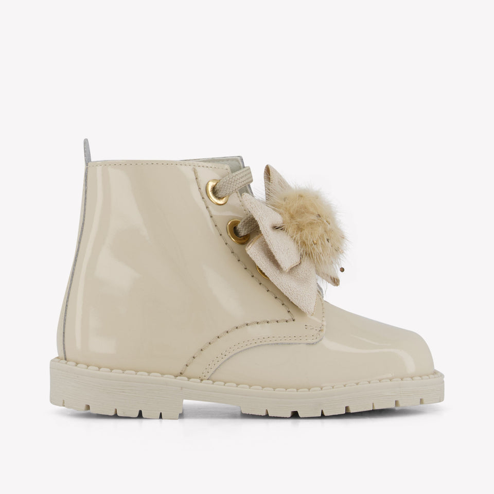 Andanines Meisjes Laarzen In Beige