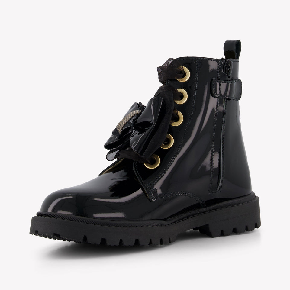 Andanines Meisjes Laarzen In Zwart