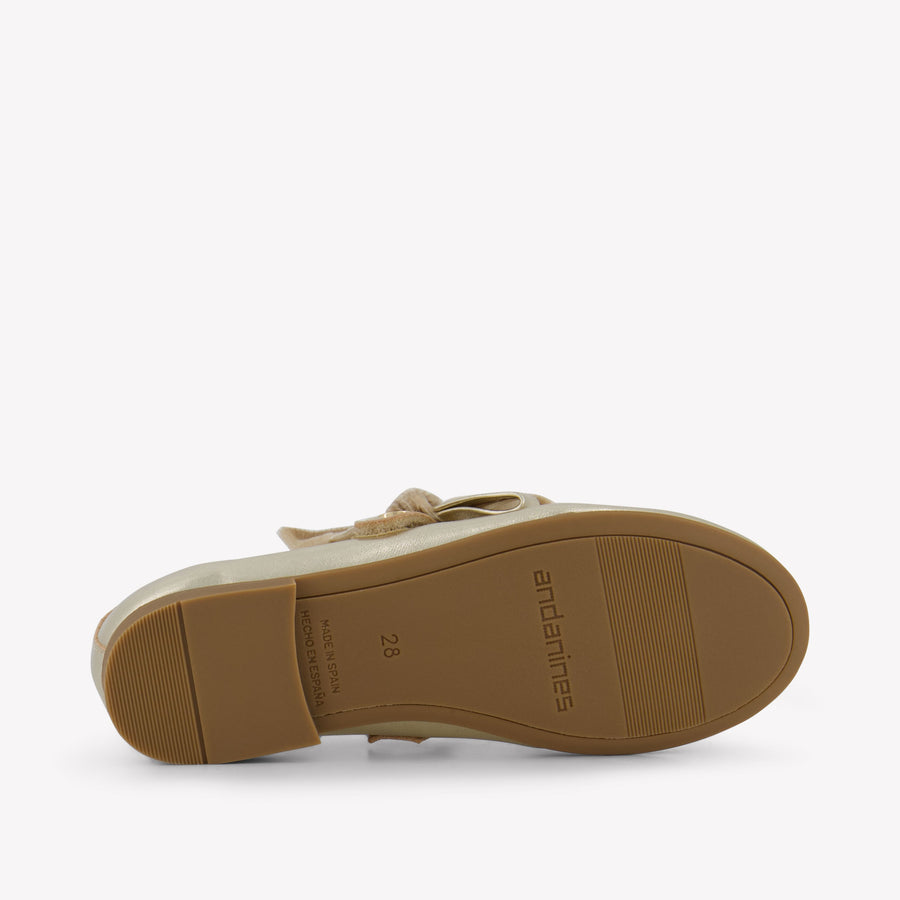 Andanines Meisjes Schoenen In Goud