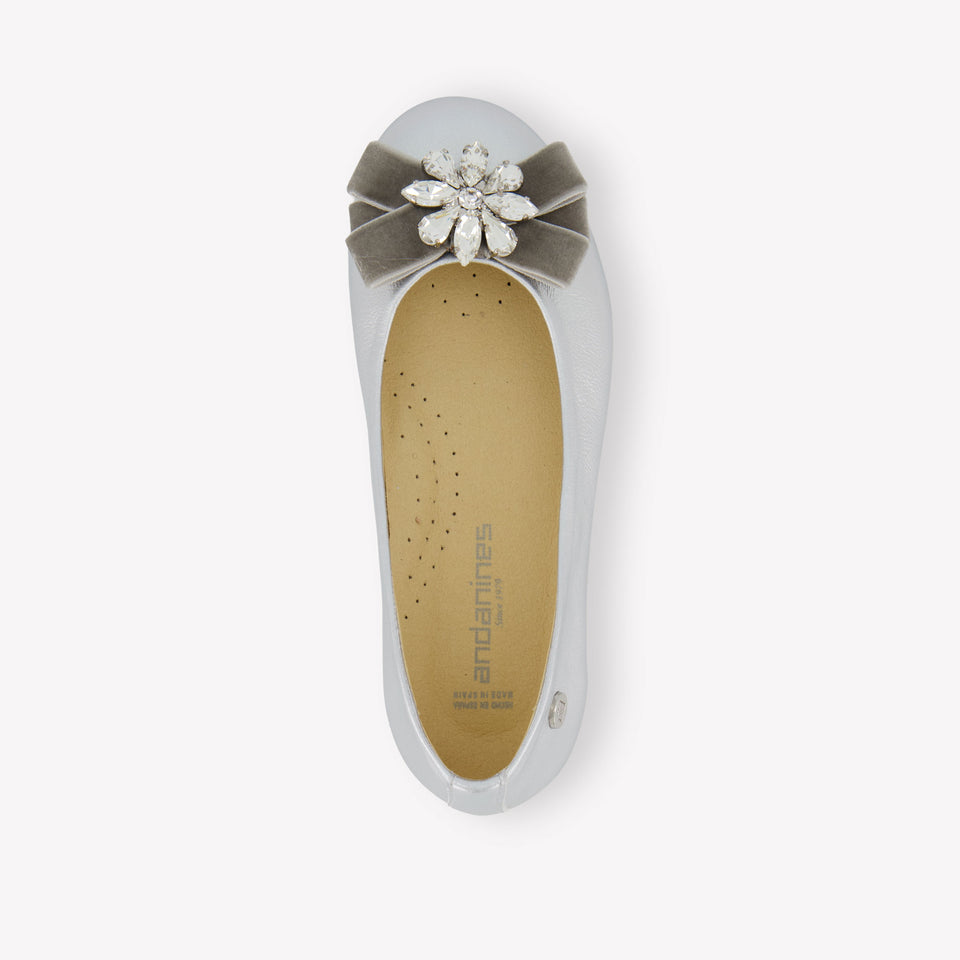 Andanines Meisjes Schoenen In Zilver