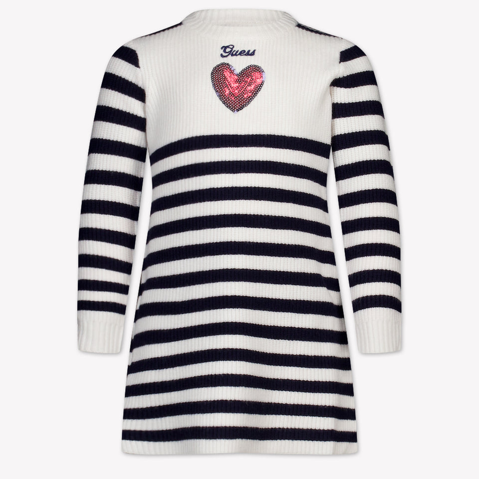 Guess Kinder Meisjes Jurk In Wit