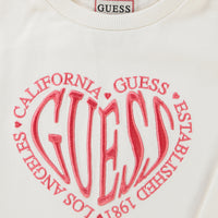 Guess Kinder Meisjes Jurk In Off White