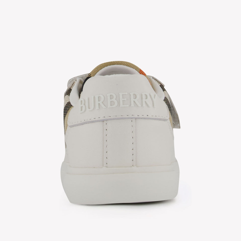 Burberry Unisex Sneakers In Wit