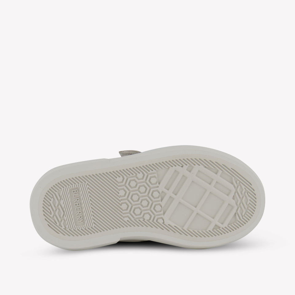 Burberry Unisex Sneakers In Wit