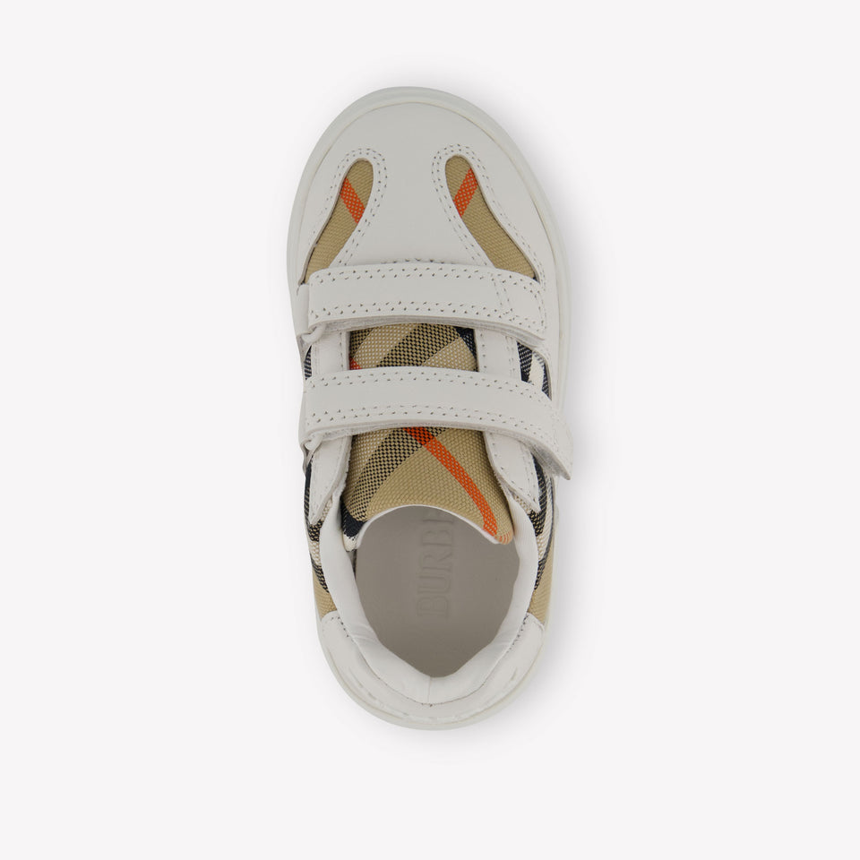 Burberry Unisex Sneakers In Wit