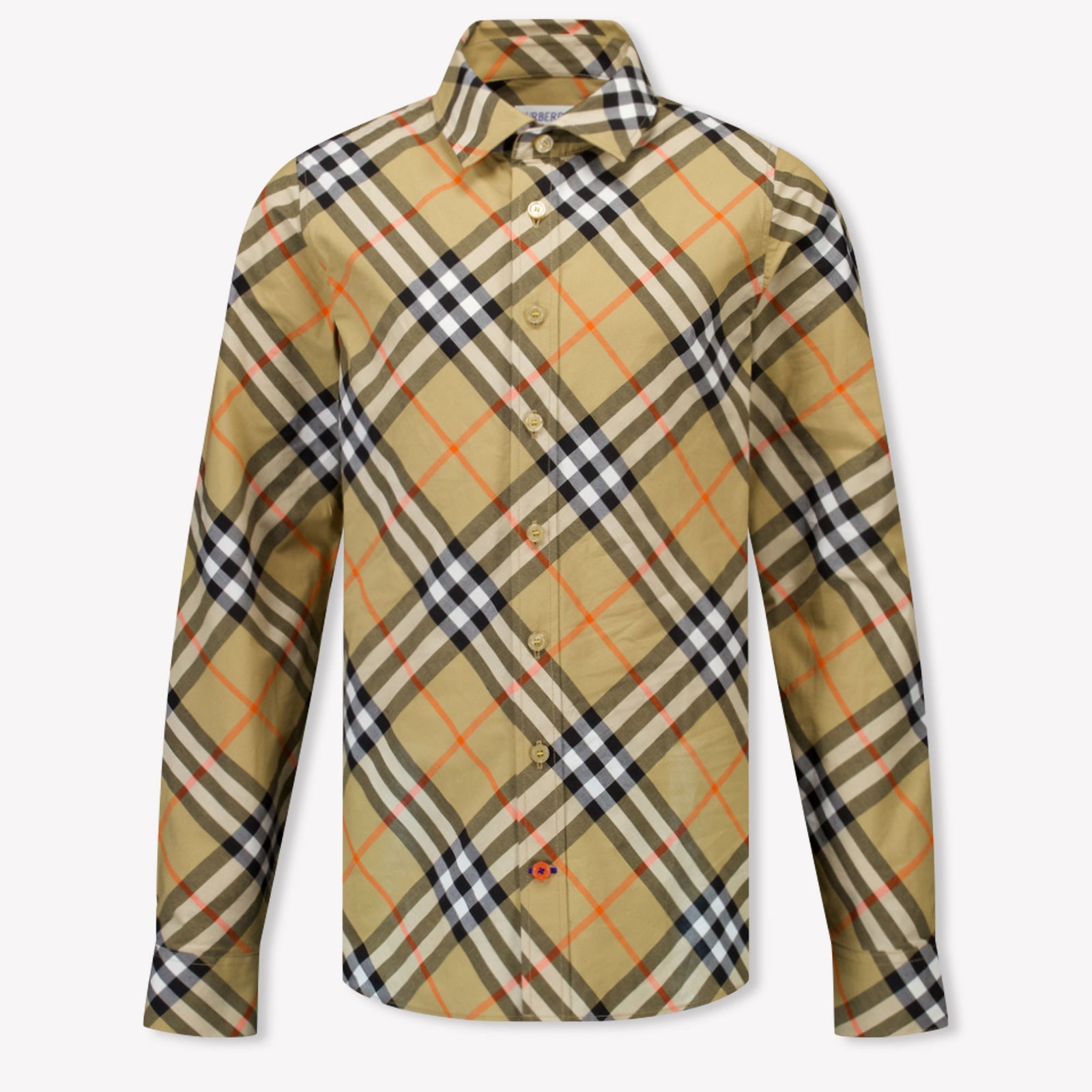 Burberry Owen Kinder Jongens Blouse In Beige