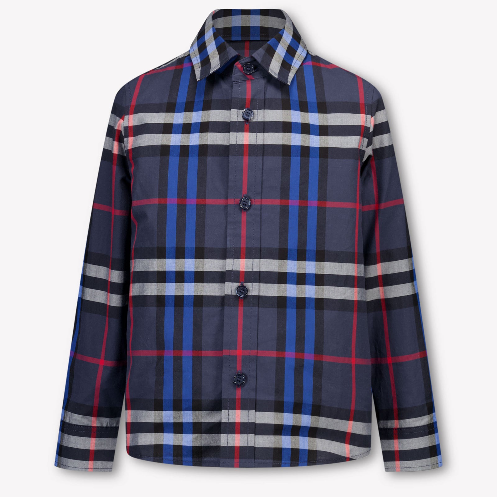 Burberry Owen Kinder Jongens Blouse In Donker Blauw