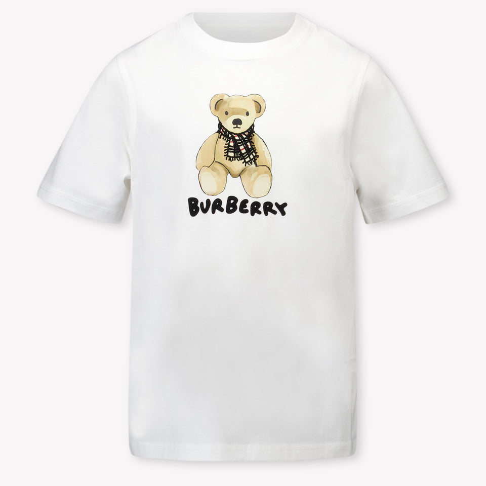 Burberry Kinder Unisex T-Shirt In Wit