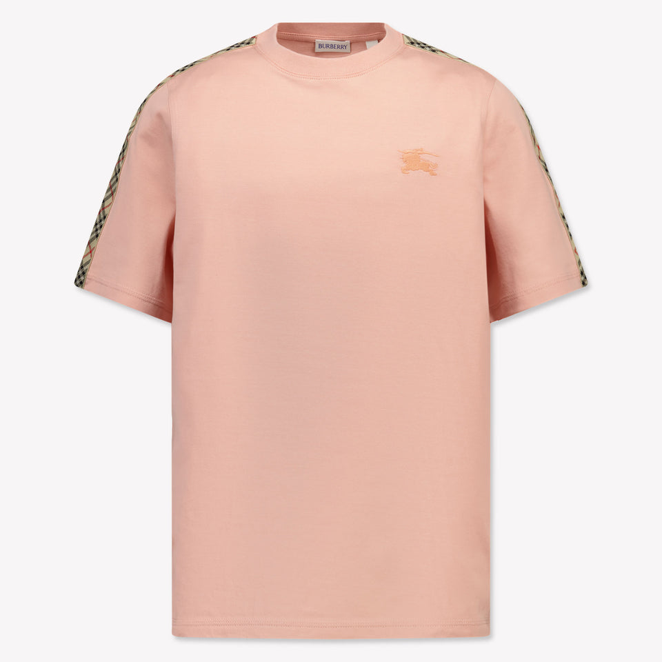 Burberry Kinder Meisjes T-Shirt In Licht Roze