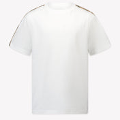 Burberry Kinder Unisex T-Shirt In Wit