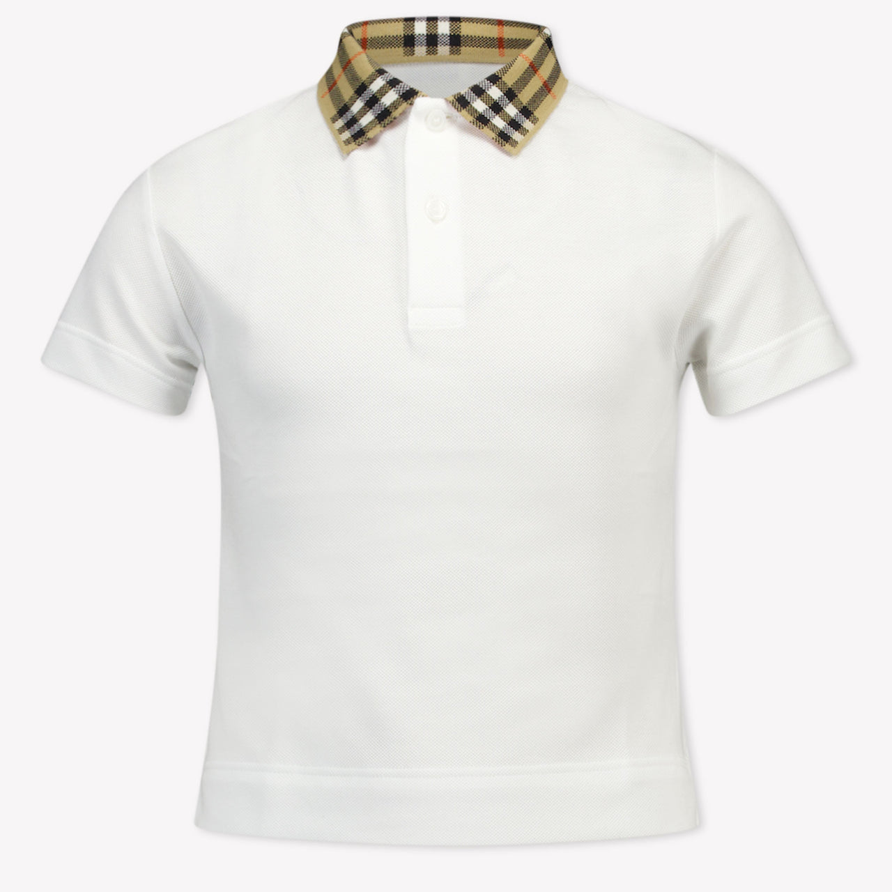 Burberry Johane Kinder Jongens Polo In Wit