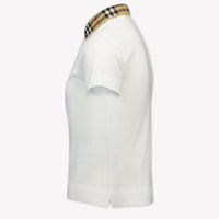 Burberry Johane Kinder Jongens Polo In Wit