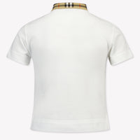 Burberry Johane Kinder Jongens Polo In Wit