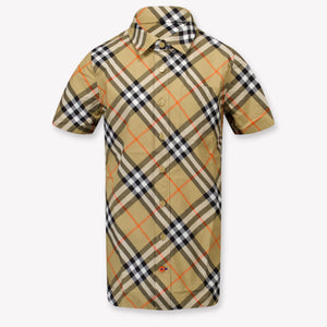 Burberry Kinder Jongens Blouse In Beige