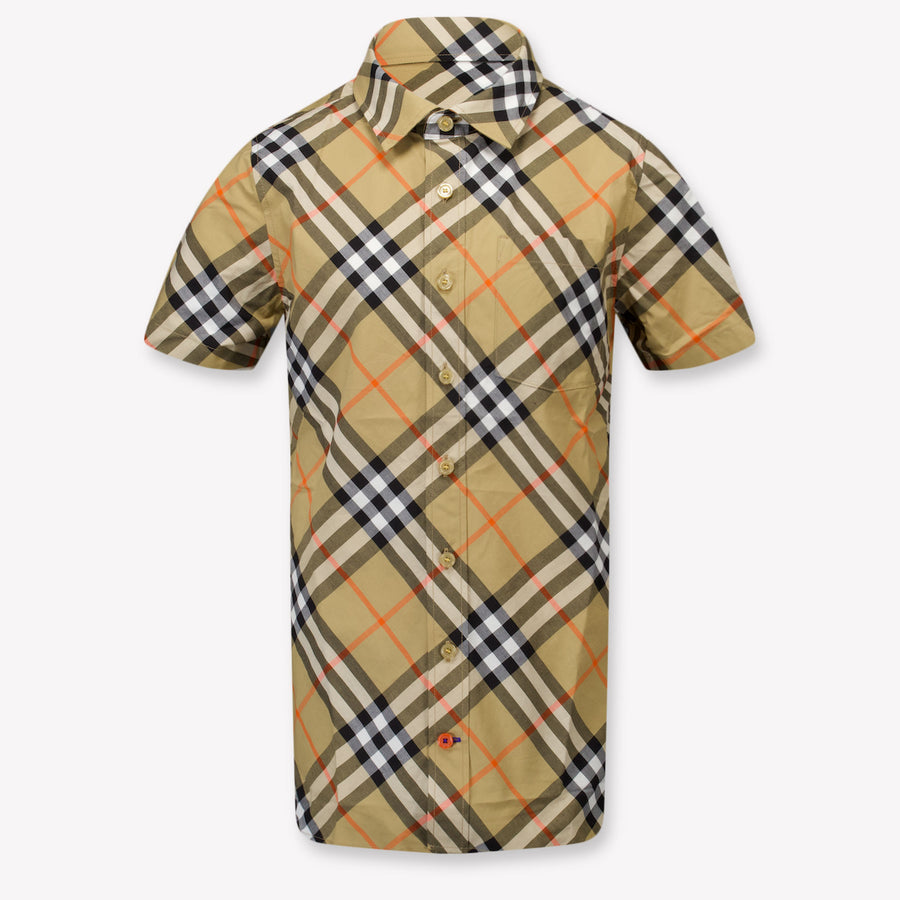 Burberry Kinder Jongens Blouse In Beige
