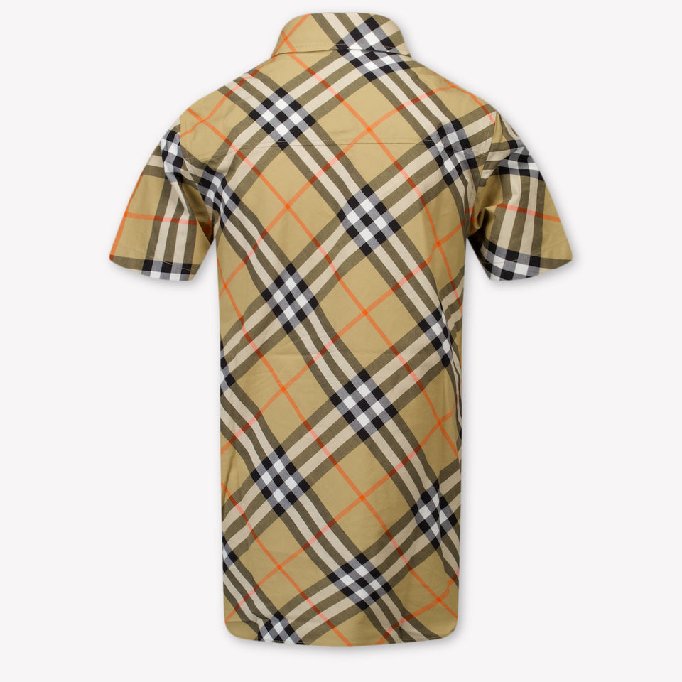 Burberry Kinder Jongens Blouse In Beige